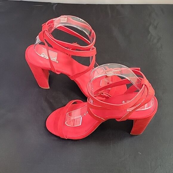 BRAND NEW QUPID POINTED TOE HIGH HEEL ADJUSTABLE BUCKLE ANKLE STRAP SANDAL - Picture 5 of 14